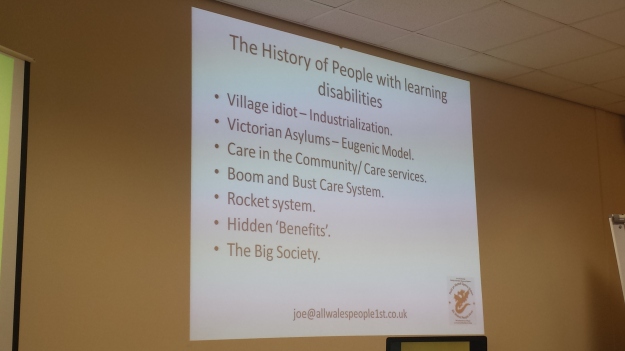 History of people learning disabilities
